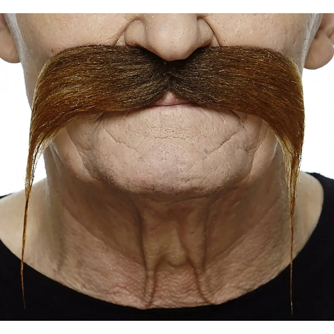 Mustasch, outlaw brun