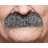 Mustasch, professor svart/vit