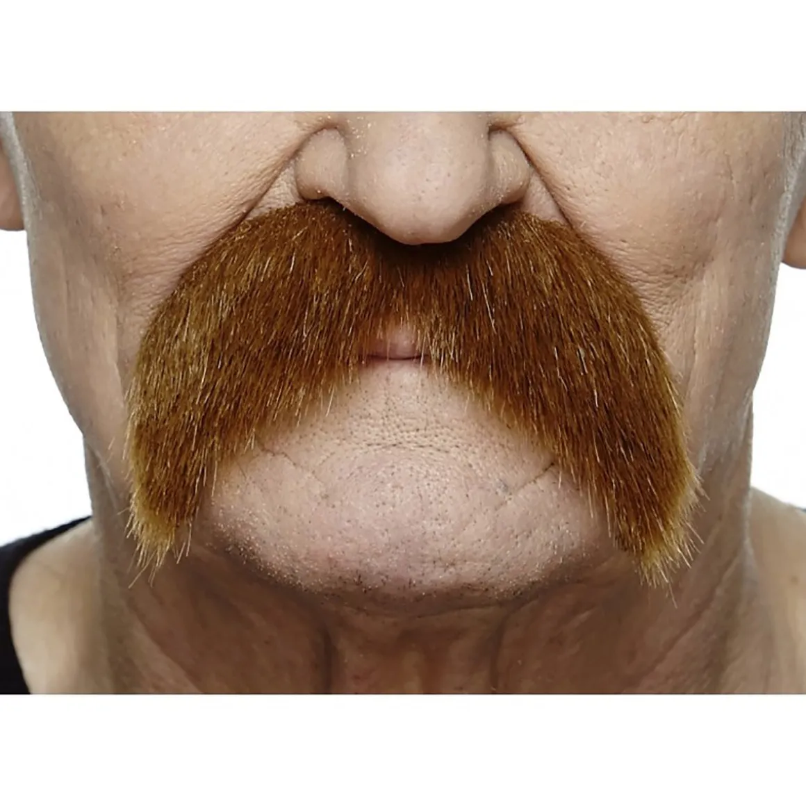 Mustasch, rebel röd
