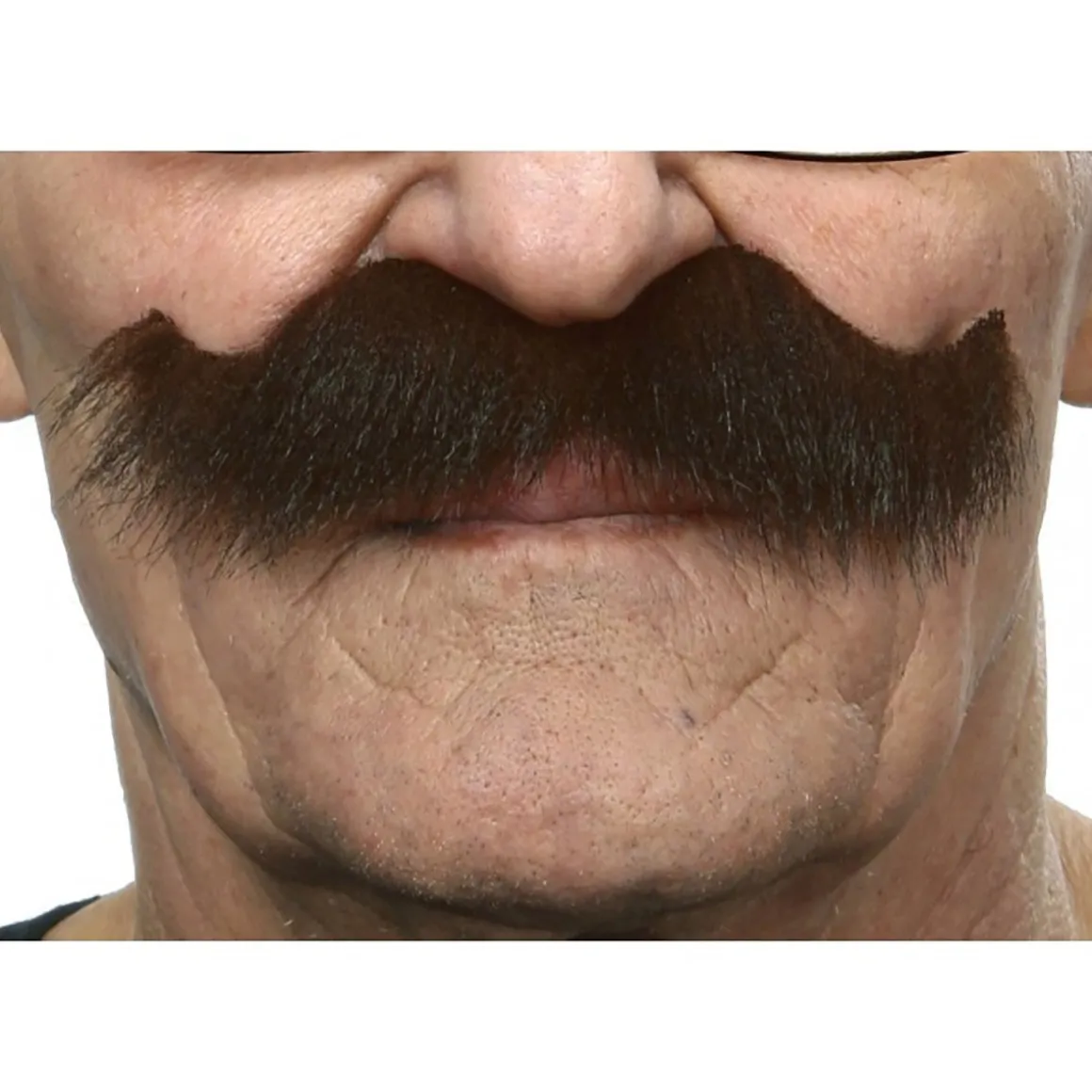 Mustasch, sheriff brun