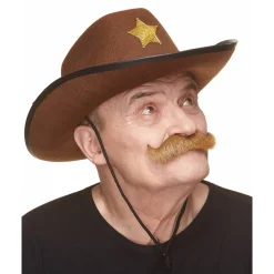 Mustasch, sheriff kastanj