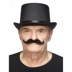 Mustasch, sheriff svart