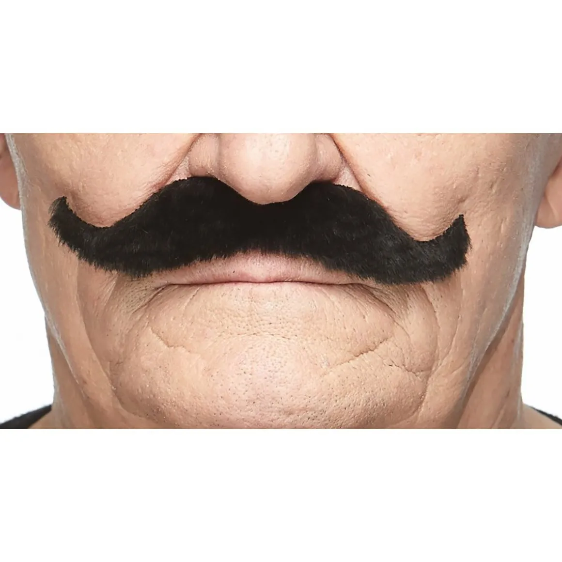 Mustasch, sheriff svart
