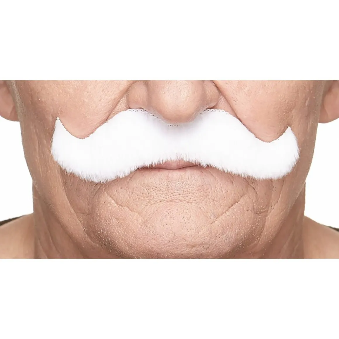 Mustasch, sheriff vit