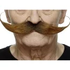 Mustasch, showman brun