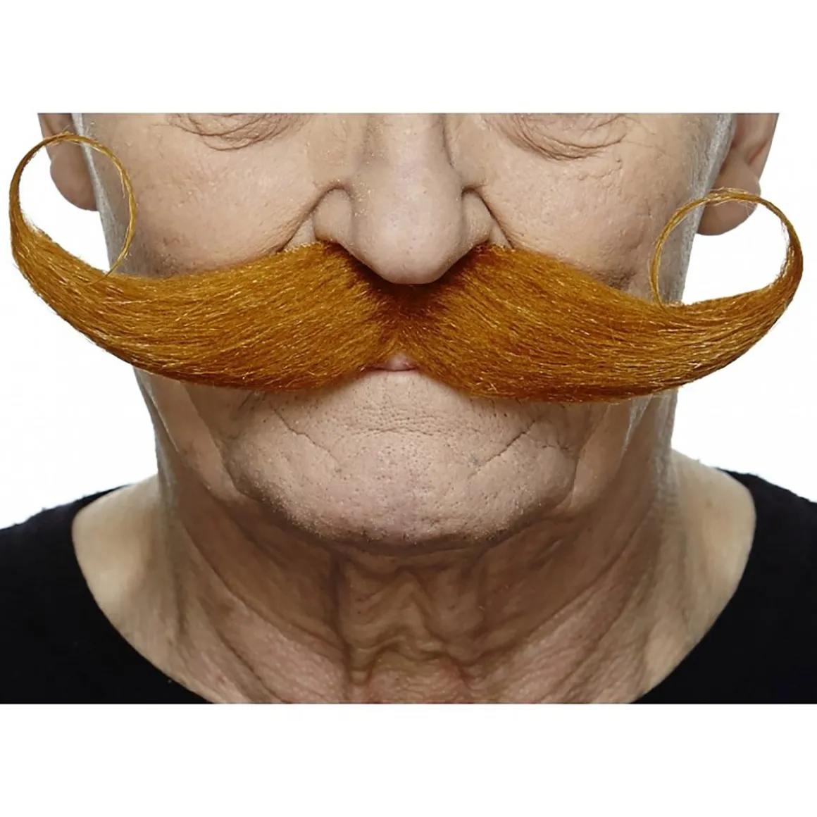 Mustasch, showman röd