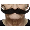 Mustasch, showman svart