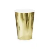 Pappersmuggar, guld 220 ml 6 st