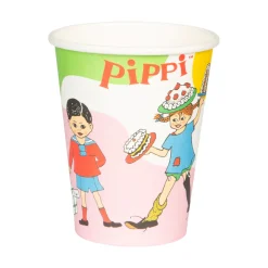 Pappersmuggar, Pippi Långstrump 200 ml 8 st