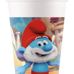 Pappersmuggar, Smurfarna 200 ml 8 st