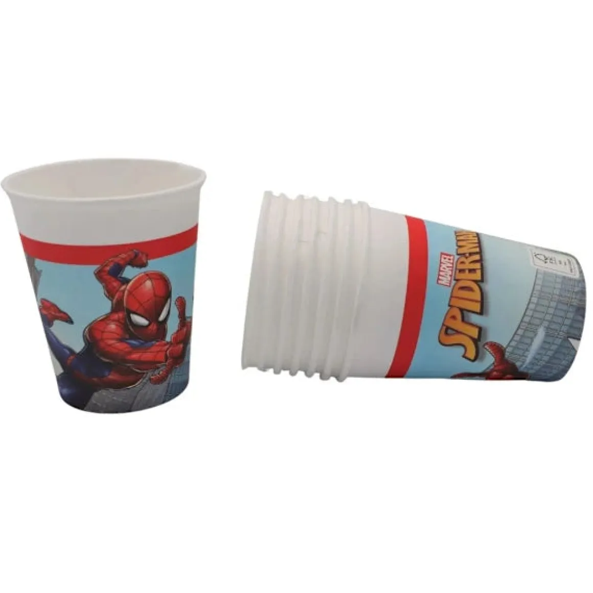 Pappersmuggar, Spiderman 200 ml 8 st
