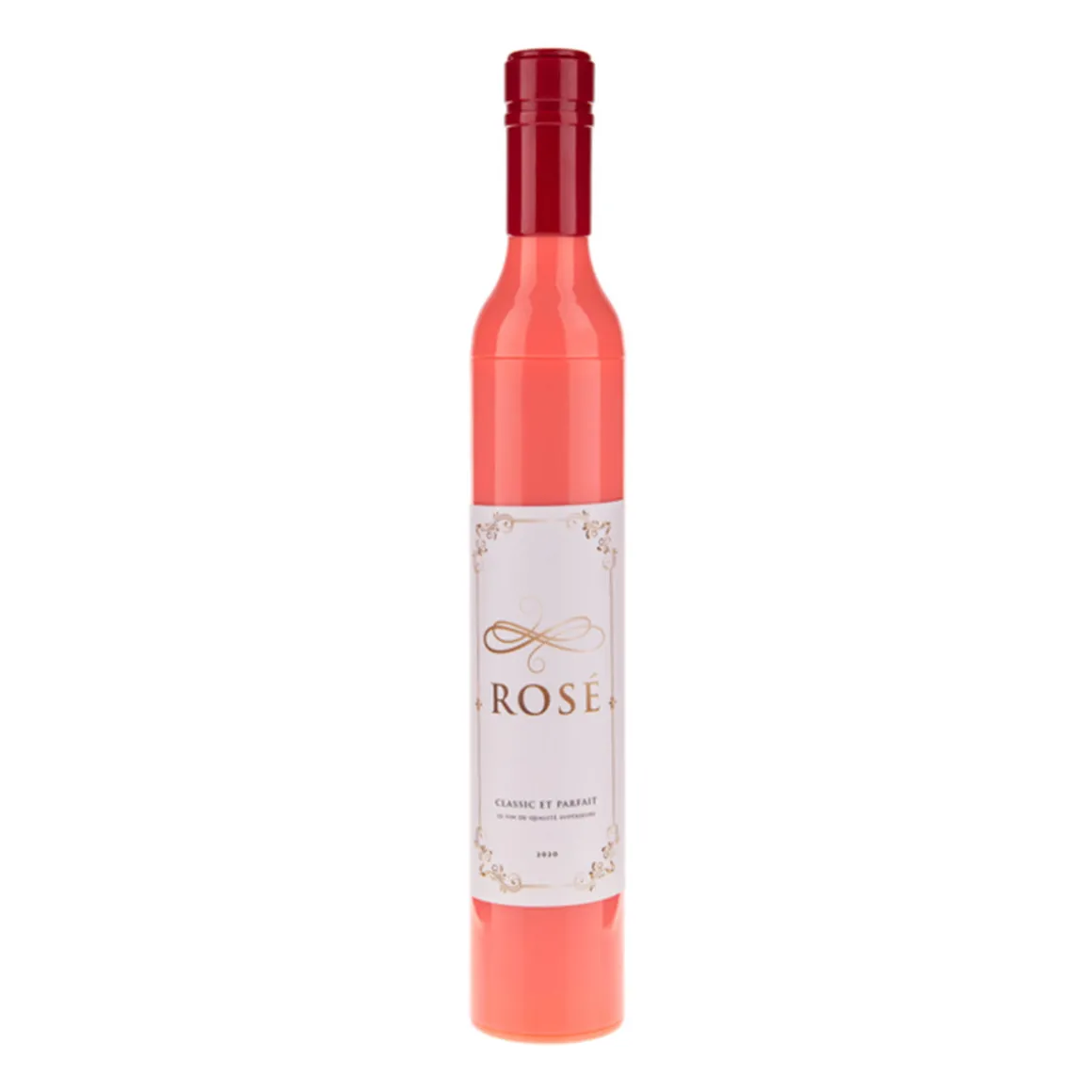 Paraply, vinflaska rosé 90 cm