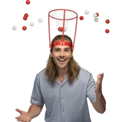 Partyspel, head basket shot