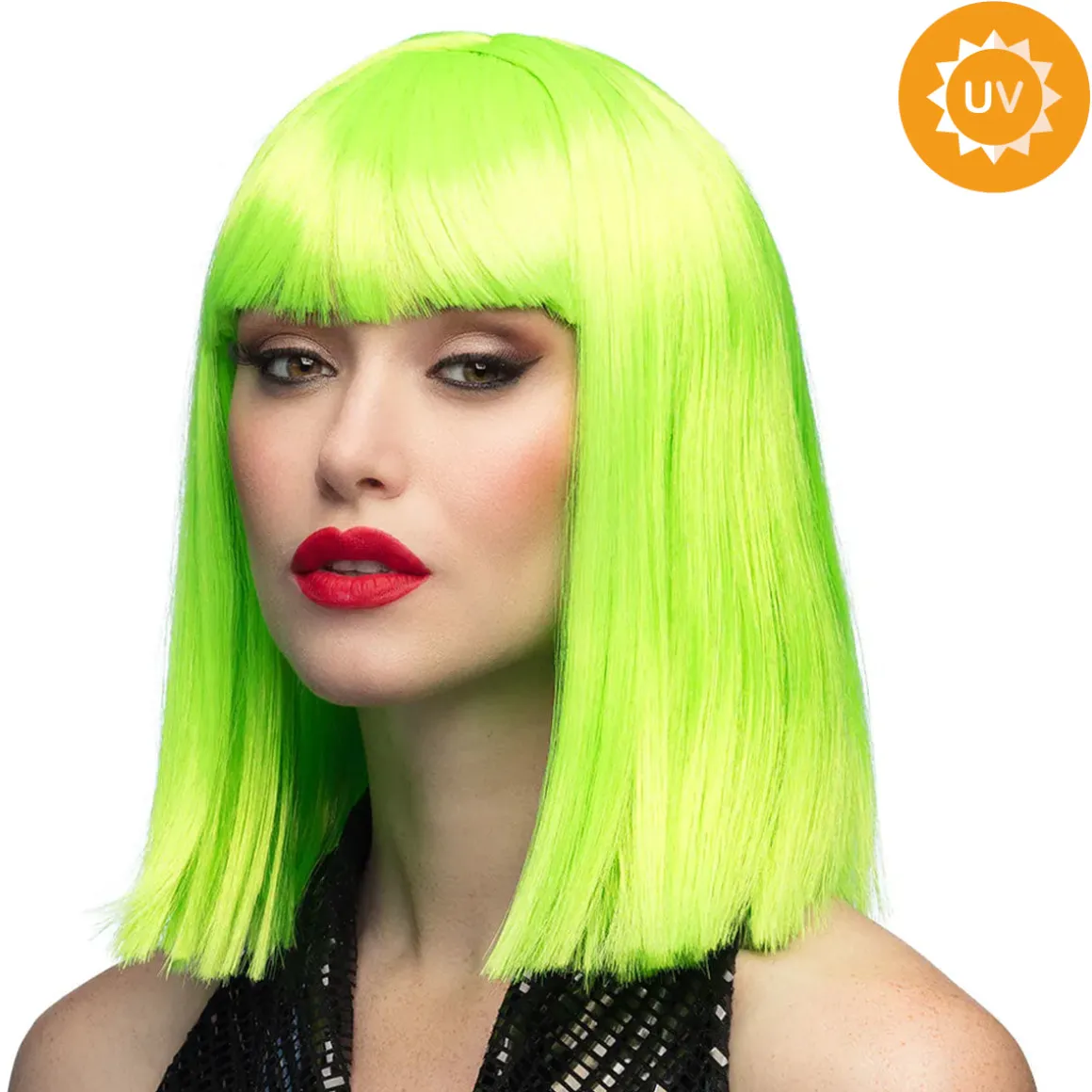 Peruk, dance neon green