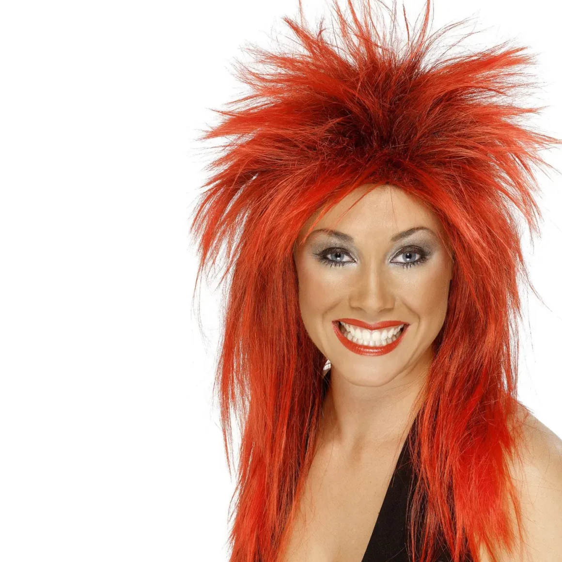 Peruk, 80-tal rock diva röd