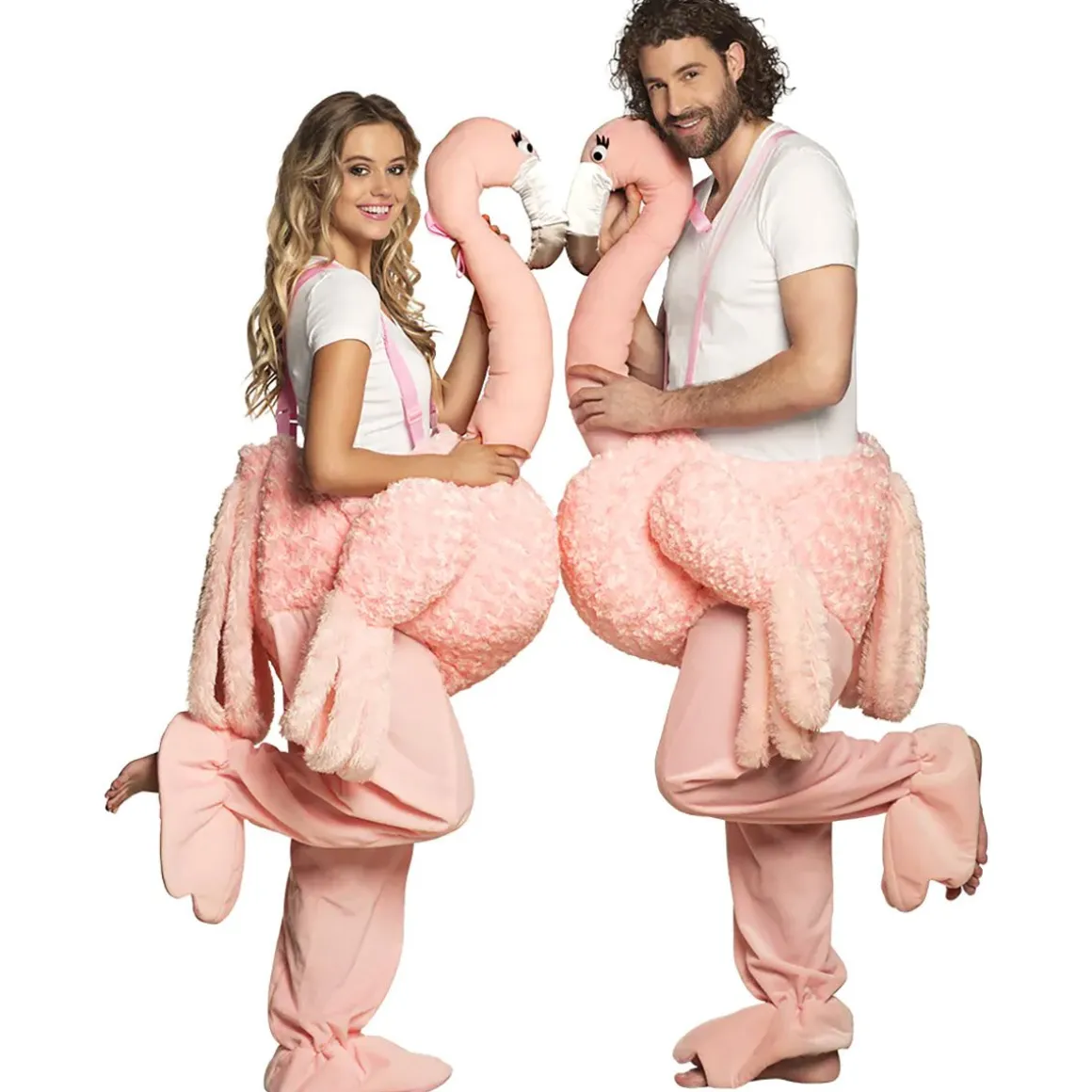 Piggyback, flamingo rosa