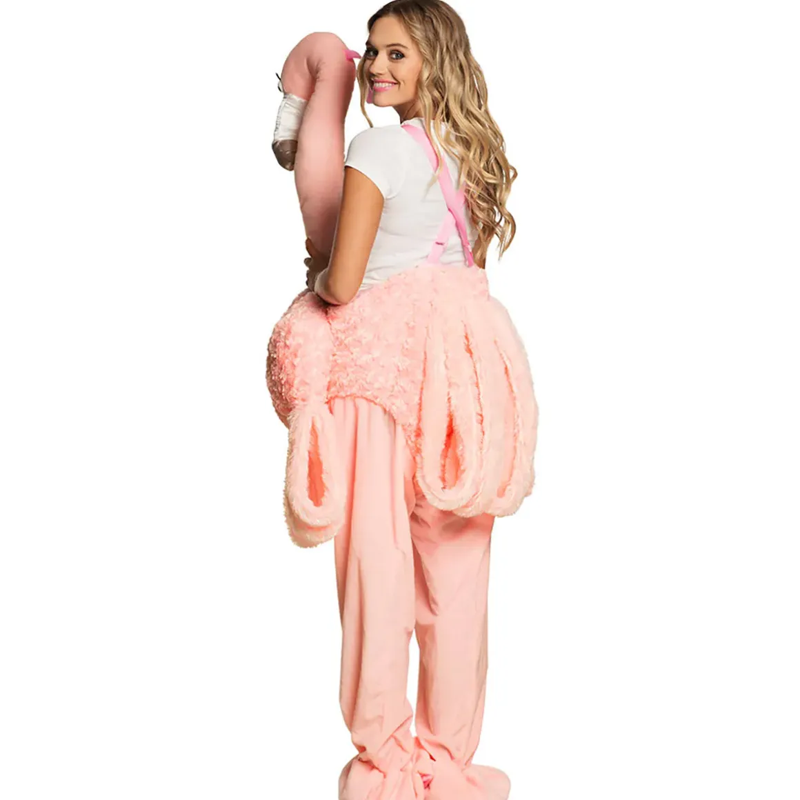Piggyback, flamingo rosa
