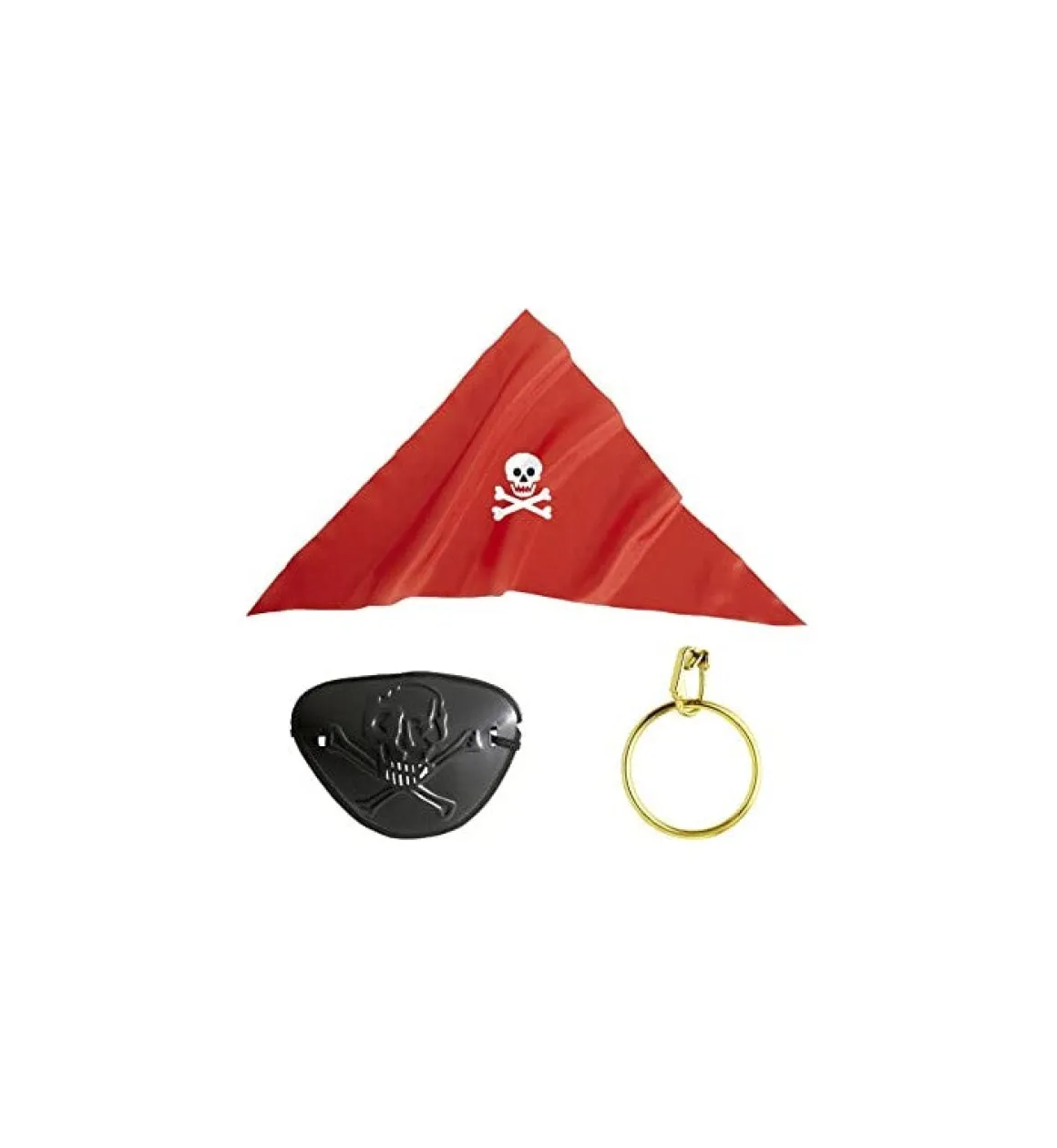 Piratset, röd bandana