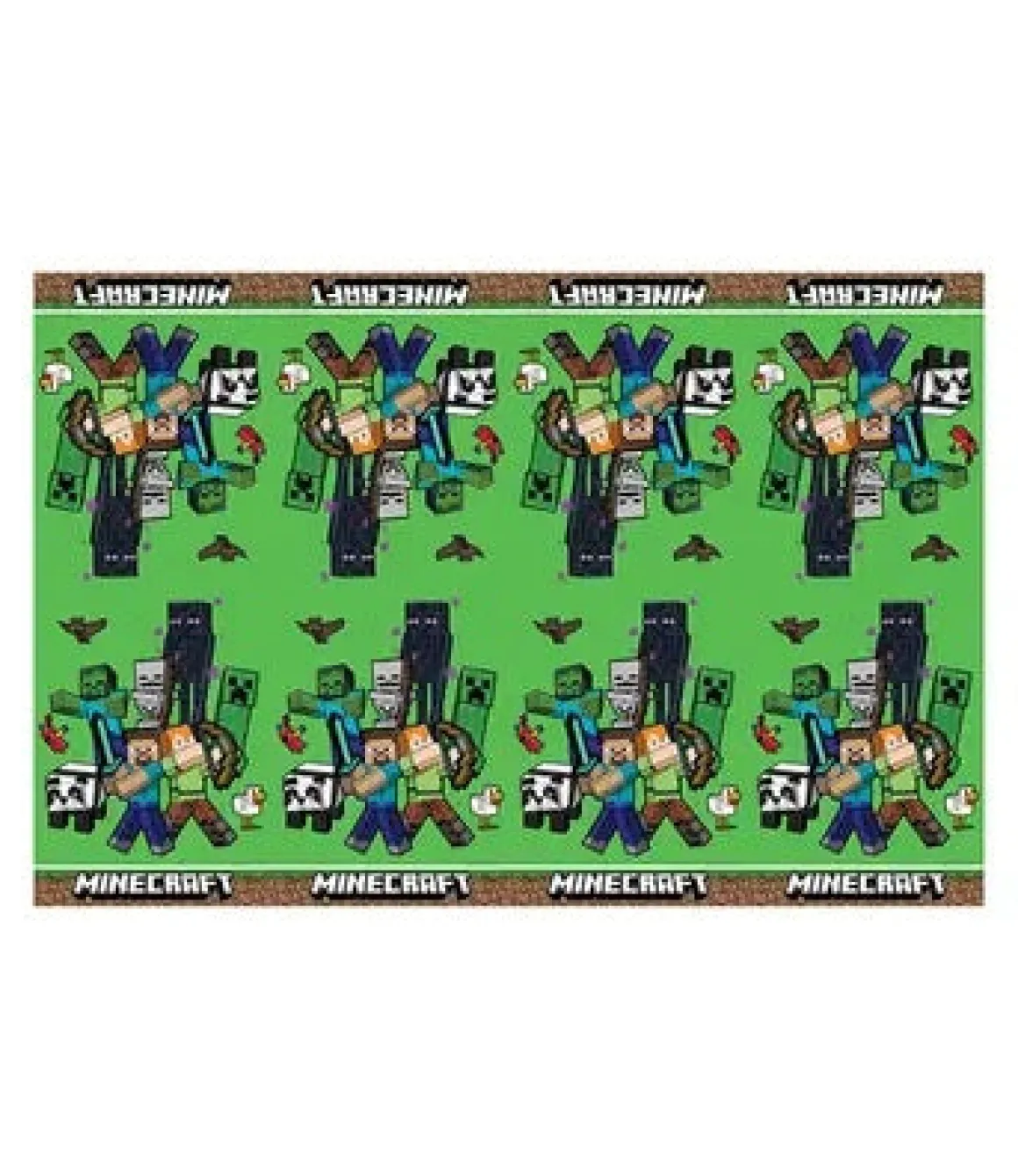 Plastduk, Minecraft 120x180 cm