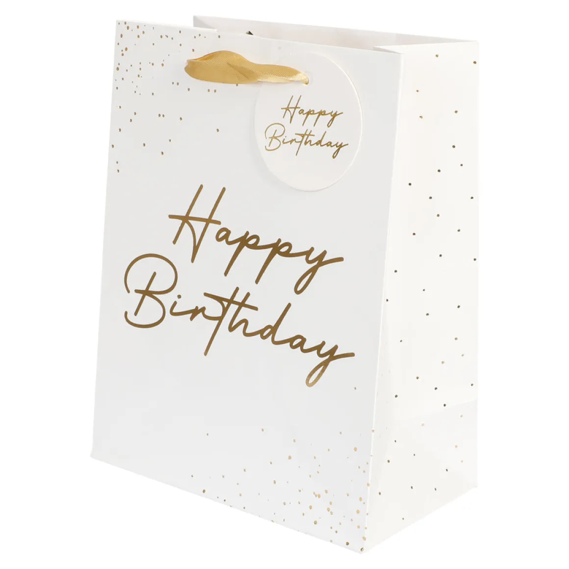 Presentpåse, happy birthday 18x23x10 cm