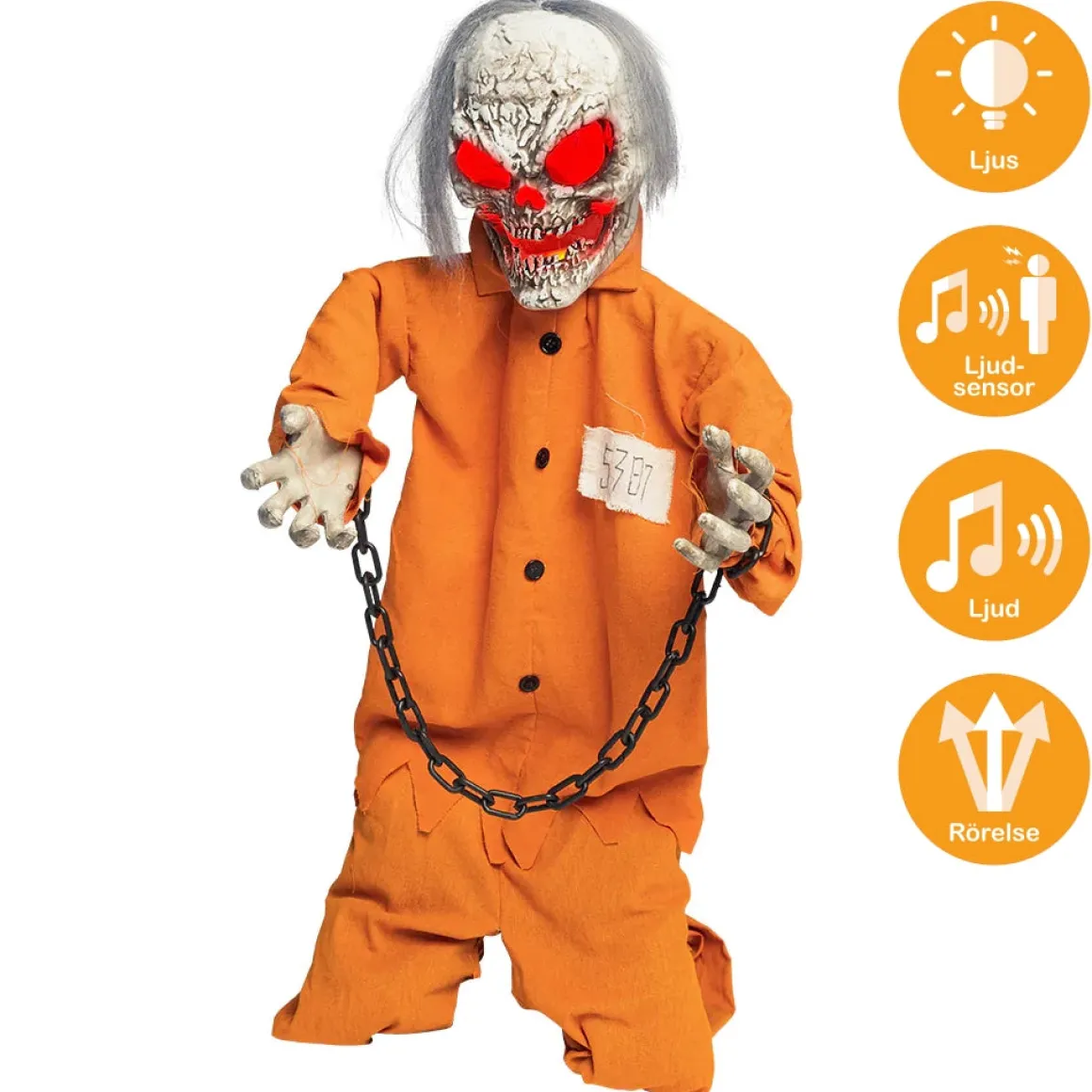 Prop animerad, dead prisoner 100 cm