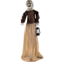 Prop animerad, lantern witch 165 cm