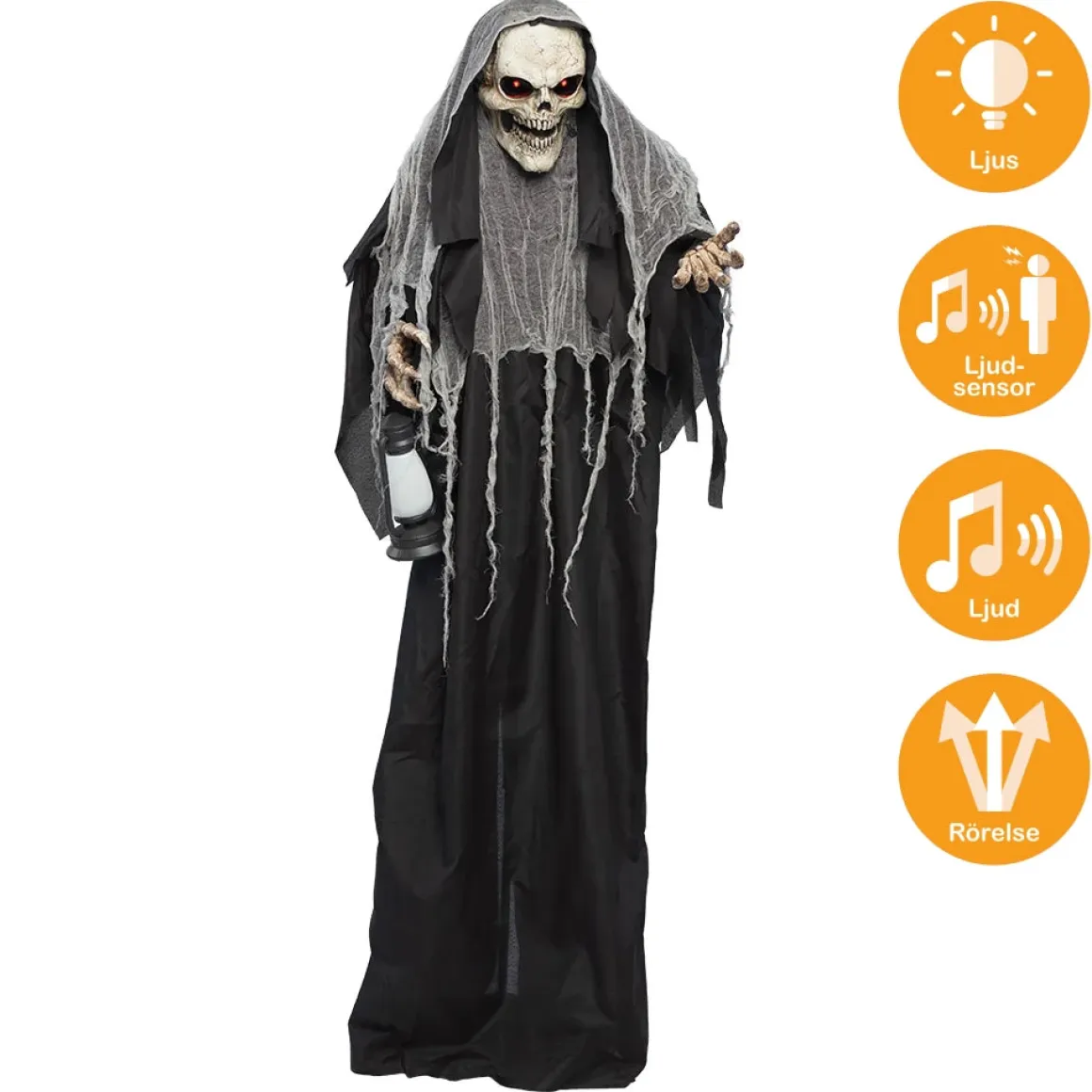 Prop animerad, shining reaper 180 cm