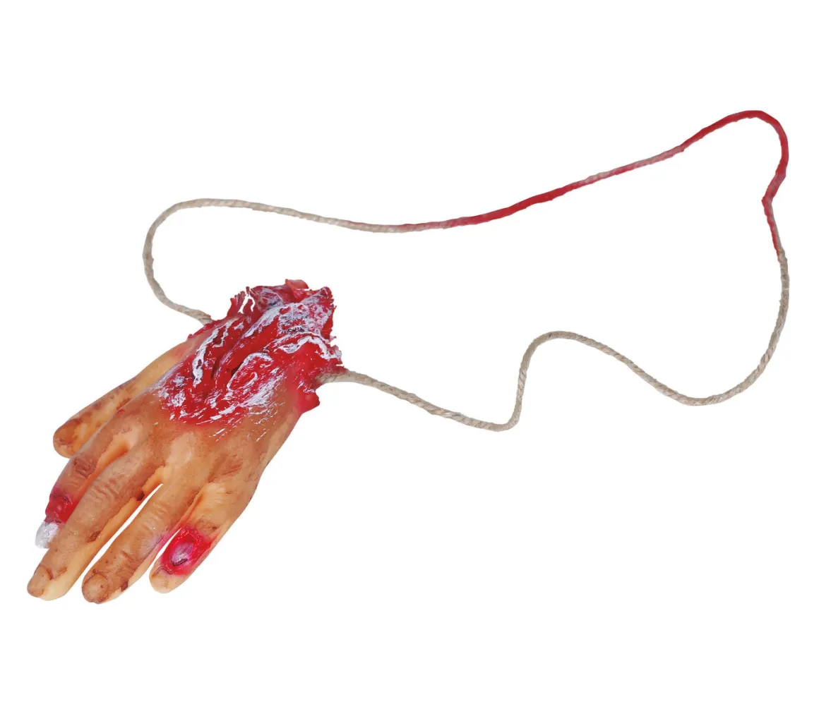 Prop, avhuggen hand halsband