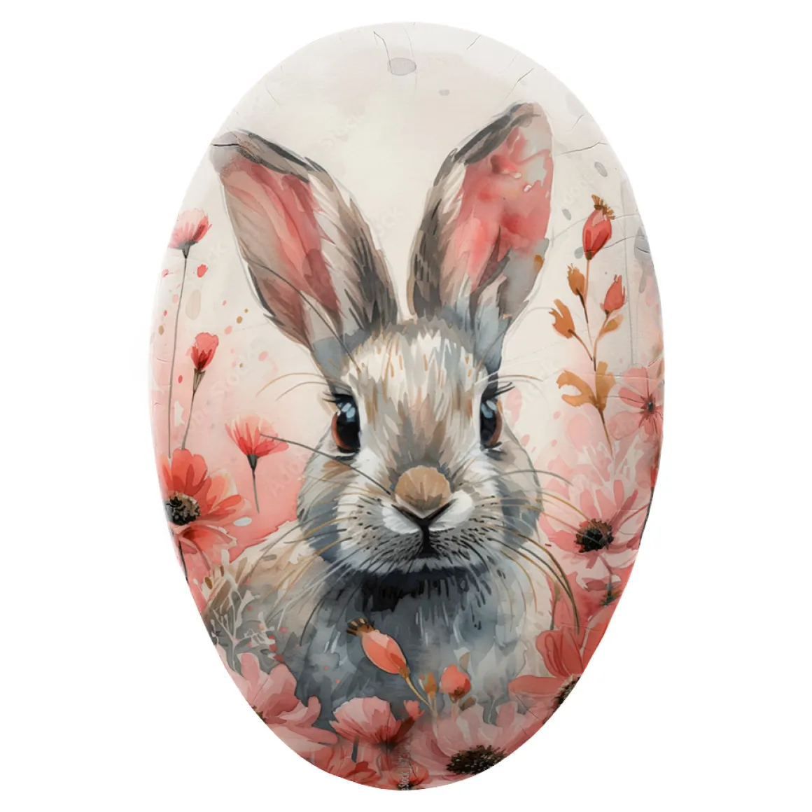 Påskägg, bunny in poppies 35 cm