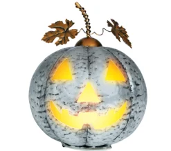Pumpa, metallic silver 16 cm