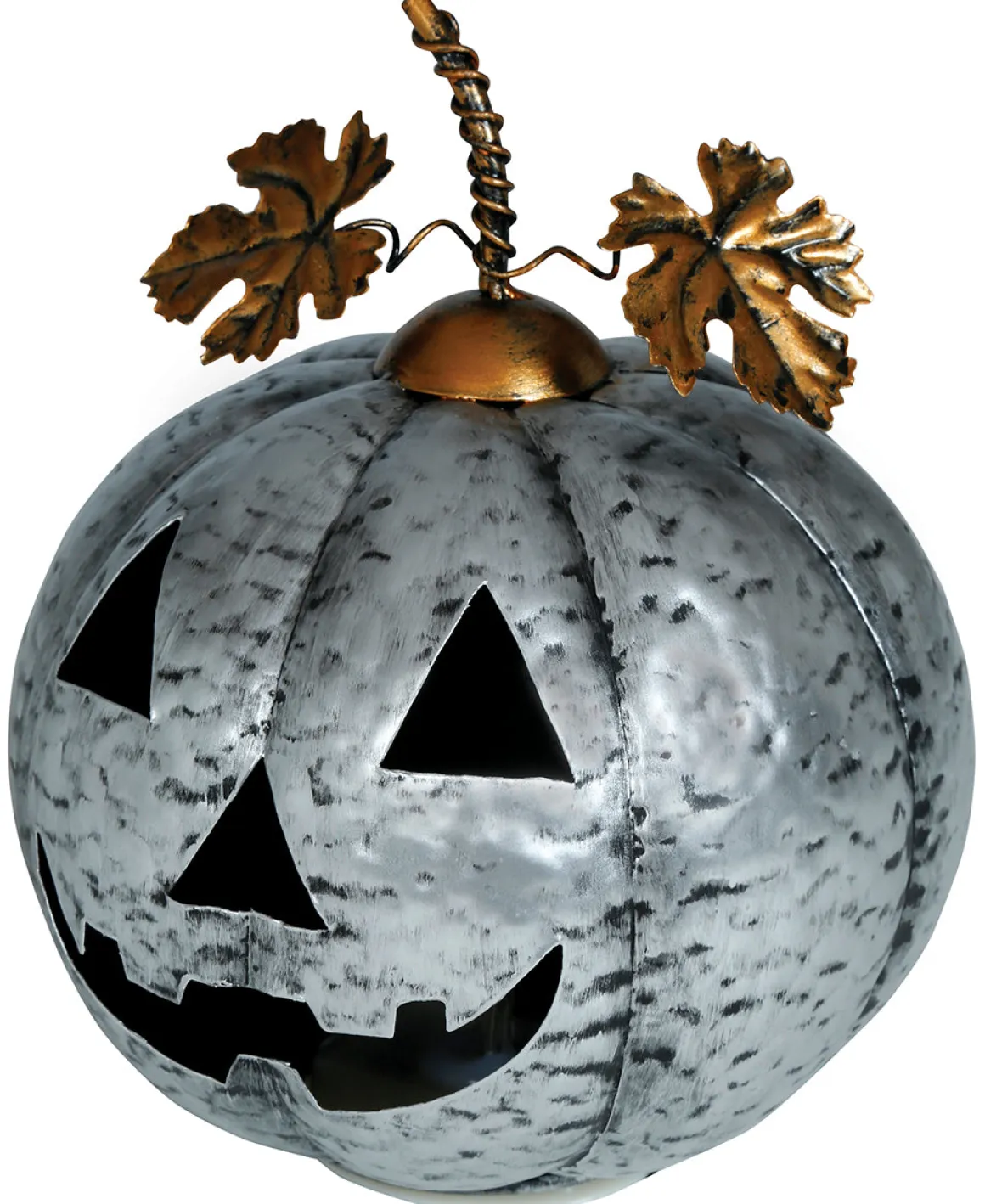 Pumpa, metallic silver 16 cm