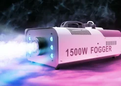 Rökmaskin med ljus och fjärrkontroll (1500W)