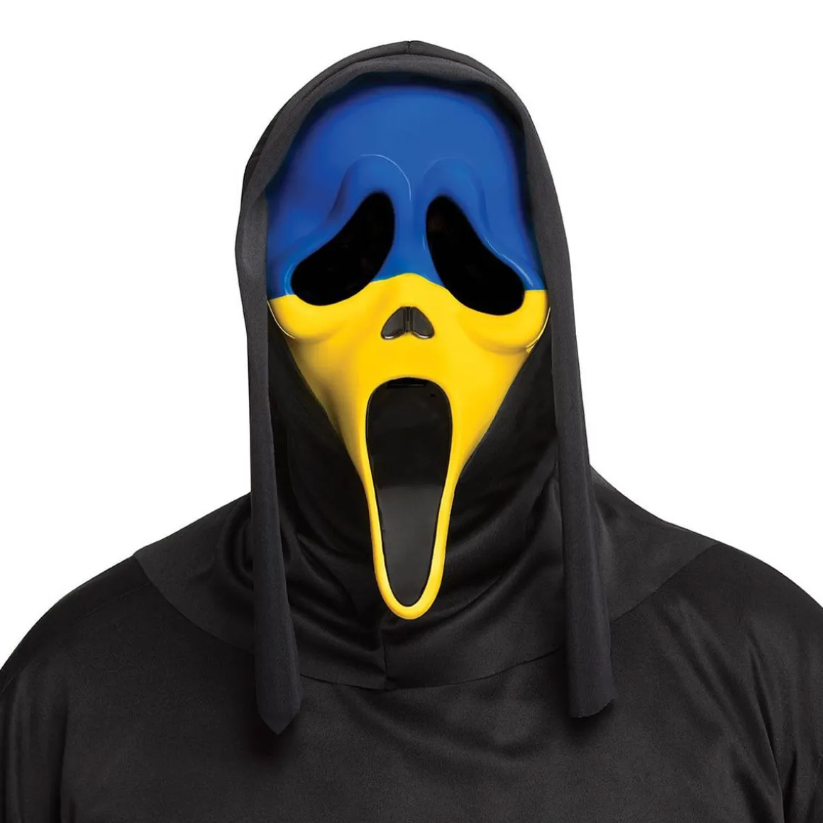 Scream mask, Ghostface gul/blå