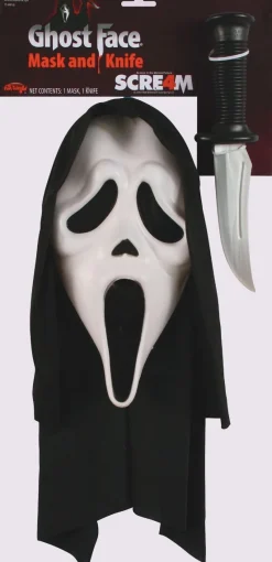 Scream mask & kniv, Ghostface