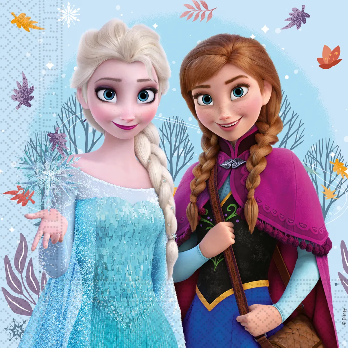Servetter, Frozen 33x33 cm 20 st