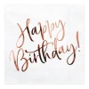 Servetter, happy birthday rosé 20 st