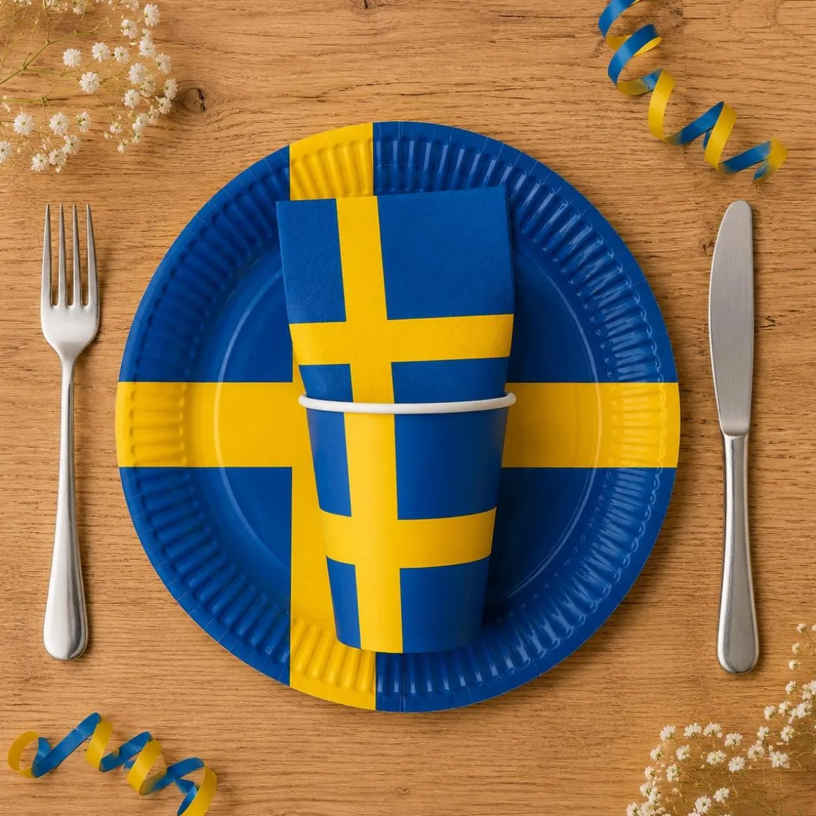 Servetter, Sverige 33x33 cm 20 st
