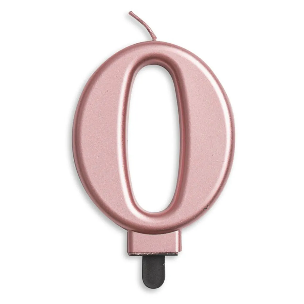 Sifferljus, 0 rose guld metallic
