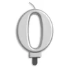 Sifferljus, 0 silver metallic