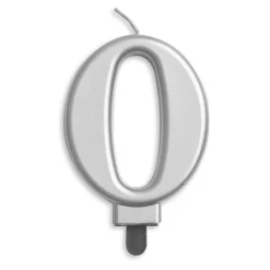Sifferljus, 0 silver metallic