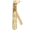 Slips, guld paljetter