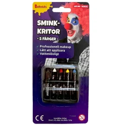 Sminkkritor, 5 färger