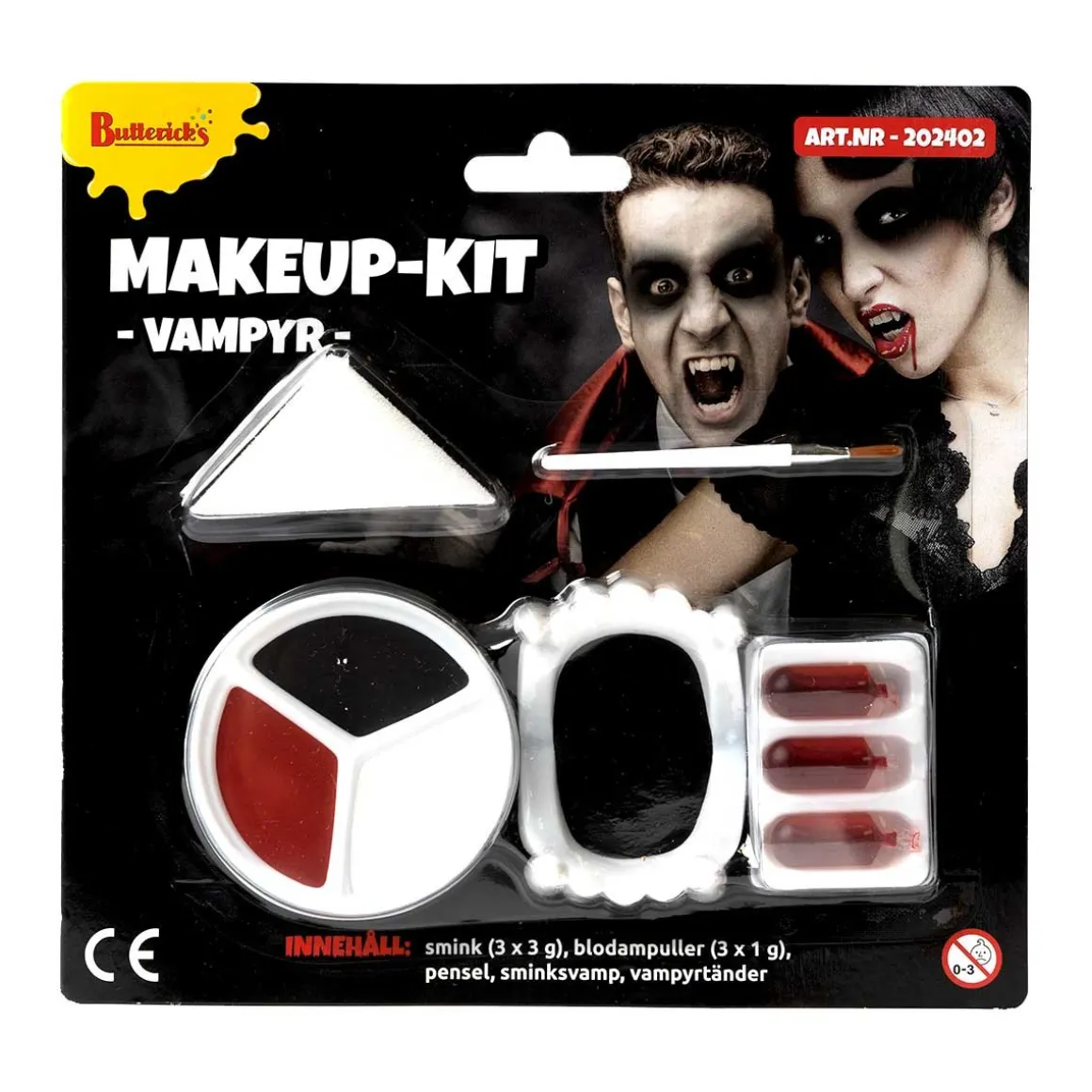 Sminkset, vampyr