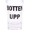 Snapsglas, botten upp
