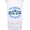 Snapsglas, svenska flaggan