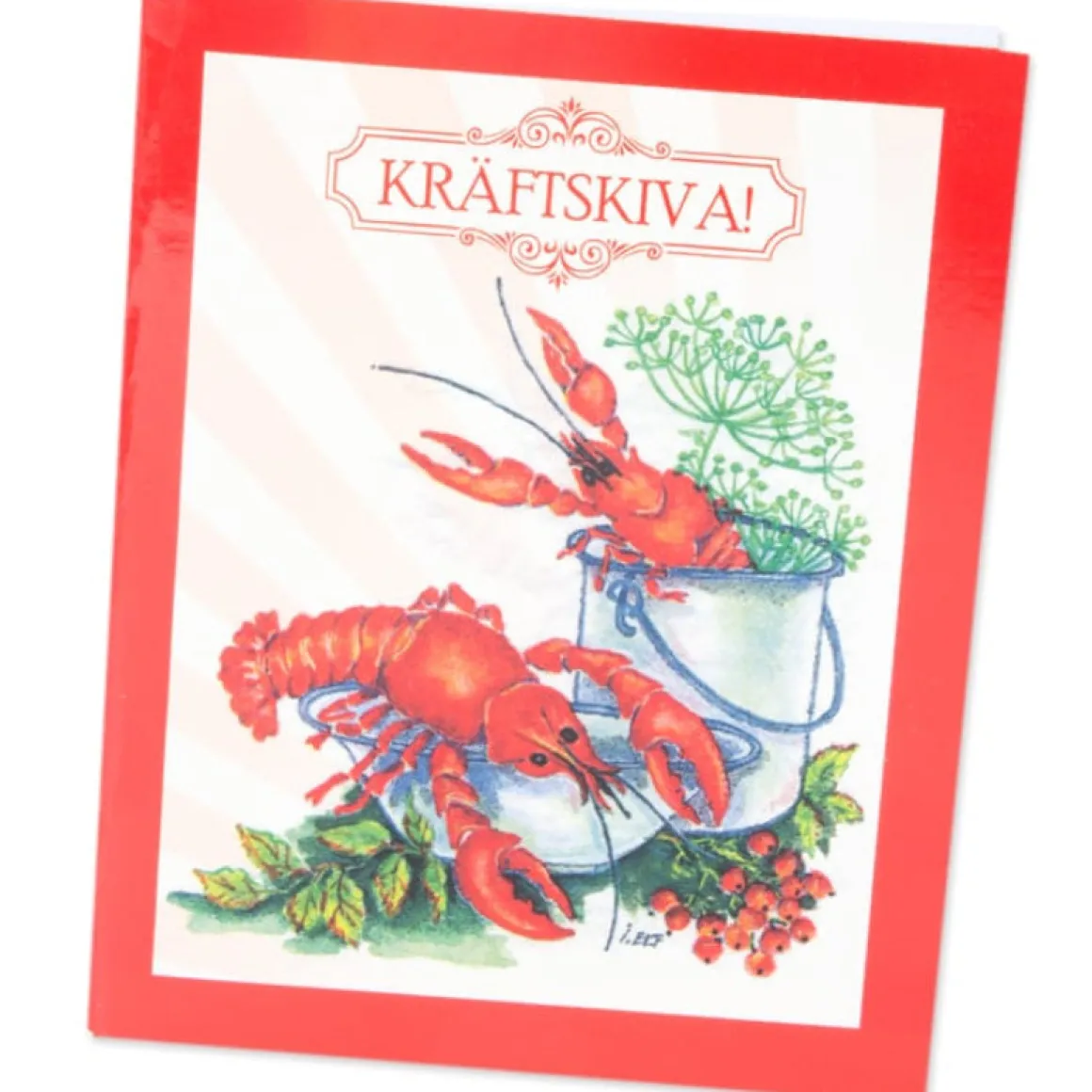 Sånghäfte, kräftskiva