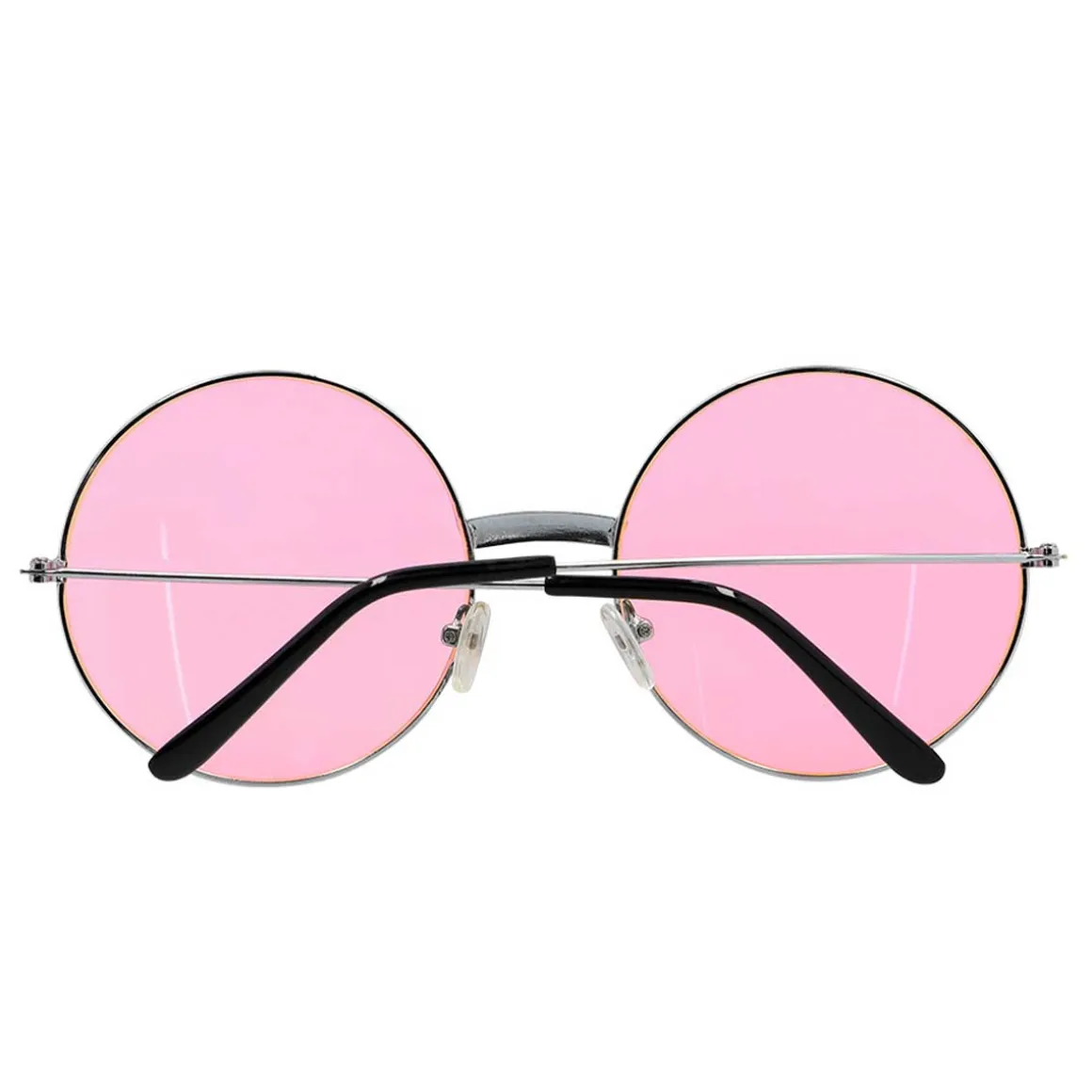 Solglasögon, runda rosa oversized