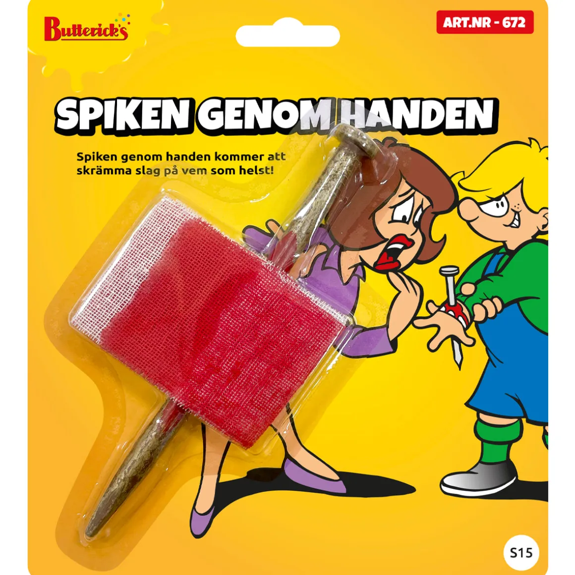 Spiken genom handen