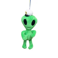 Studentnalle, alien grön 20 cm