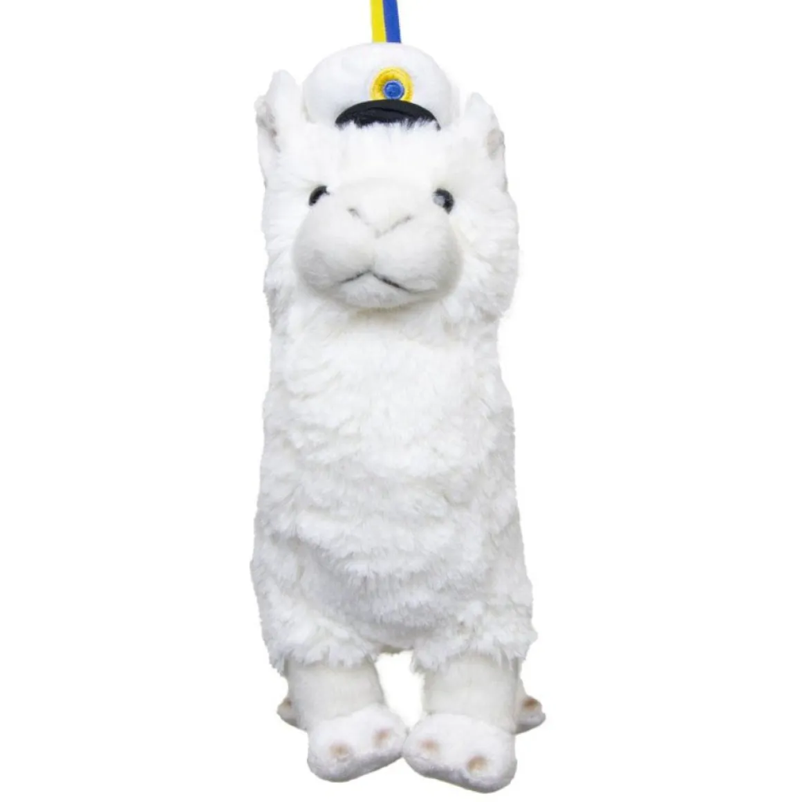 Studentnalle, alpacka vit 20 cm